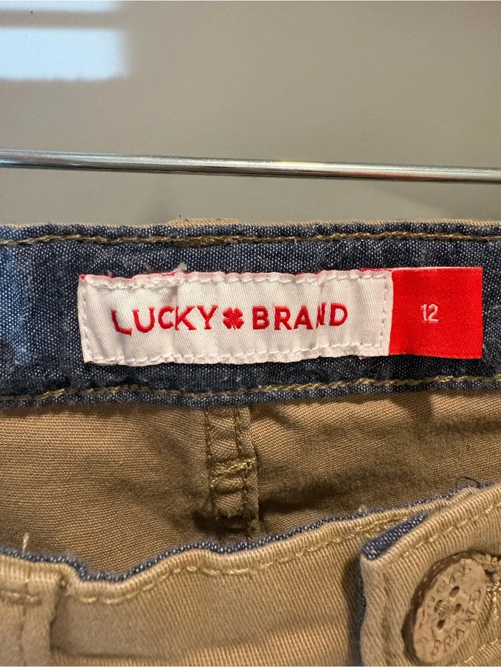Lucky Brand Slim Khaki/Tan Kids Pants